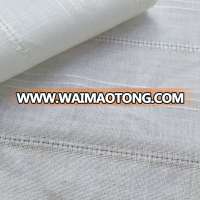 Jacquard interwoven cotton ramie blend fabric